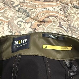 Maeve The Colette Pants - olive green